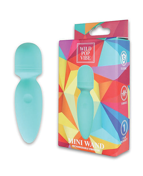 Wild Pop Vibe Mini Wand - Aqua - LUST Depot