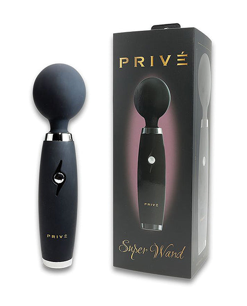 PRIVE Super Wand Massager - Black - LUST Depot