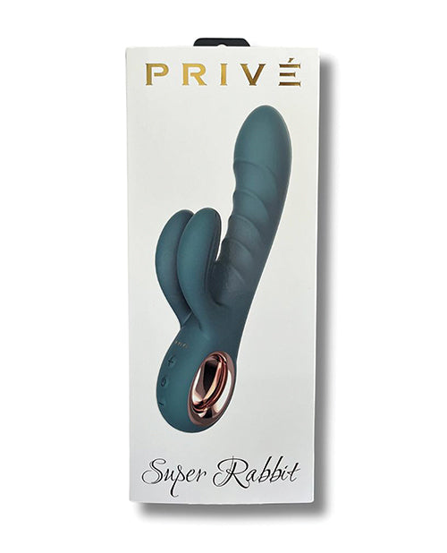 PRIVE Super Rabbit Vibrator - Teal - LUST Depot