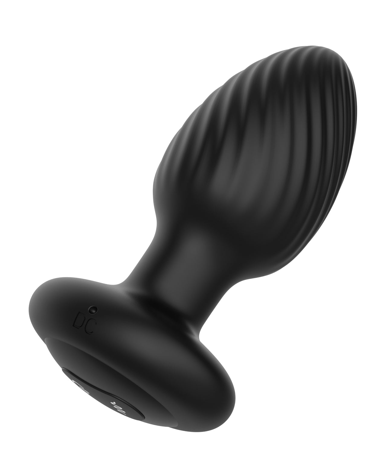 Nexus Tornado Rotating & Vibrating Large Butt Plug w/Remote - Black