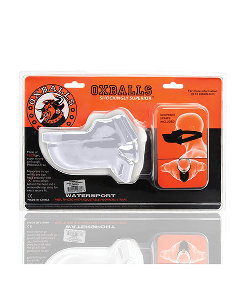 Oxballs Watersport Strap on Gag - White - LUST Depot