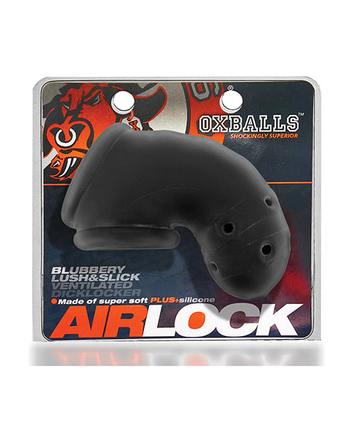 Oxballs Airlock Air-lite Vented Chastity - Black Ice - LUST Depot