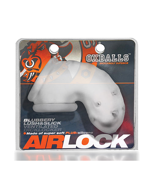 Oxballs Airlock Air-lite Vented Chastity - Clear Ice - LUST Depot