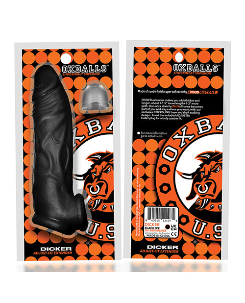 Oxballs Dicker Ultra-Slim Cock Sheath - Black Ice - LUST Depot