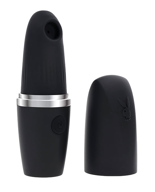 Playboy Pleasures Excursion Clitoral Suction Vibe - Black - LUST Depot