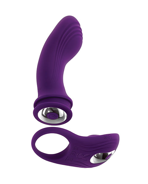 Playboy Pleasure Mix & Match Dual Vibrator - Purple