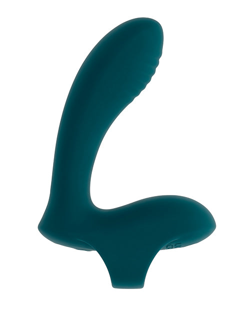 Playboy Pleasure Wrap Around Your Finger Multi Play Vibrator - Dark Teal - LUST Depot