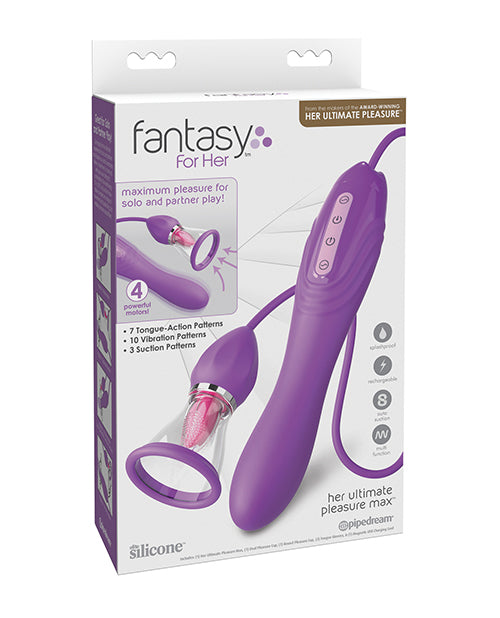 Fantasy For Her Ultimate Pleasure Max - Purple - LUST Depot