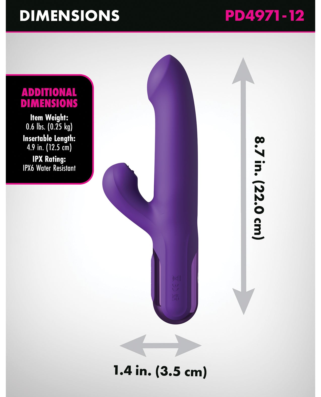 Fantasy for Her Super SoniX Thruster - Purple