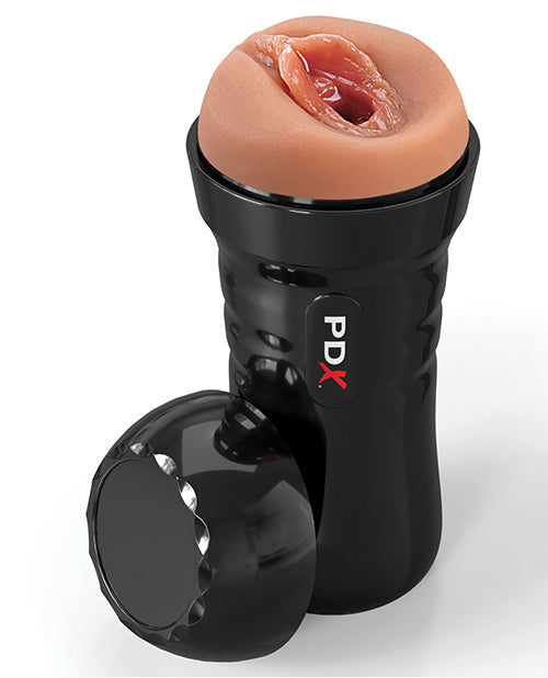 PDX Extreme Wet Pussies Super Juicy Snatch Stroker - Brown