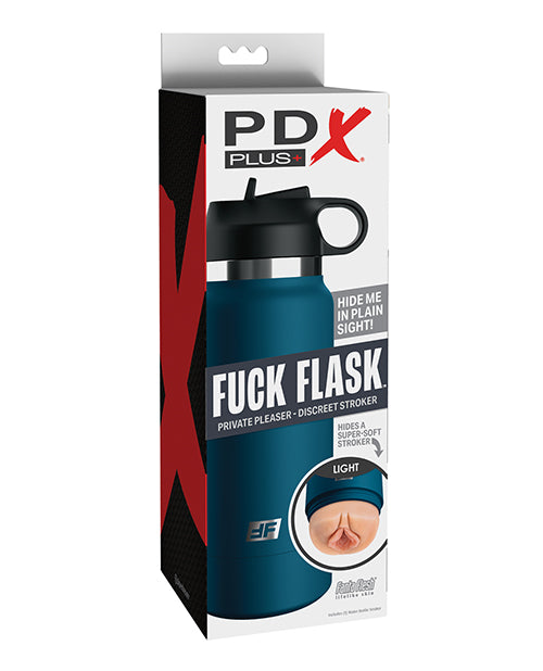 PDX Plus Fuck Flask Private Pleaser Stroker - Light/Blue - LUST Depot