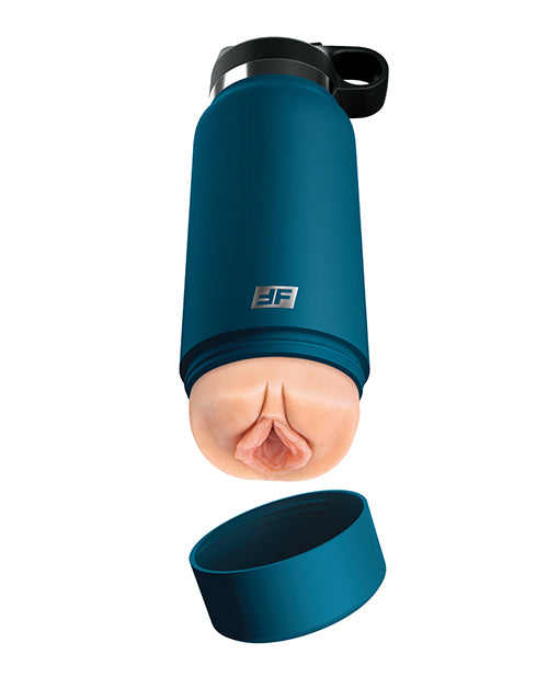 PDX Plus Fuck Flask Private Pleaser Stroker - Light/Blue - LUST Depot