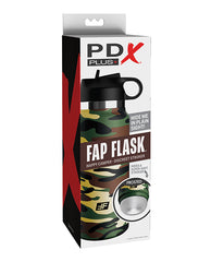 PDX Plus Fap Flask Happy Camper Stroker - Frosted/Camo