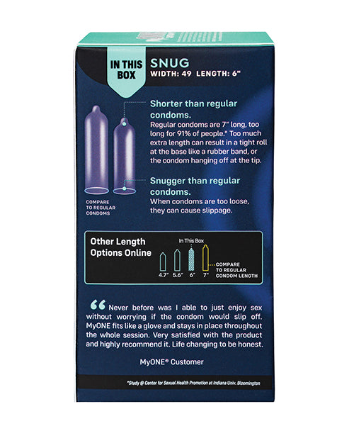 My One Snug Condoms - Pack of 10 - LUST Depot