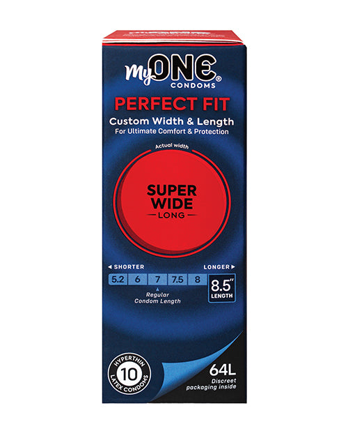 My One Super Wide & Long Condoms - Pack of 10 - LUST Depot