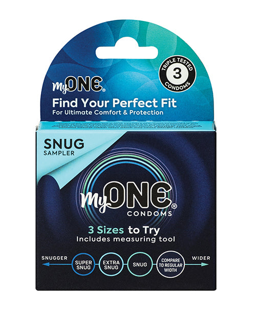 My One Snug Sampler Condoms - Pack of 3 - LUST Depot