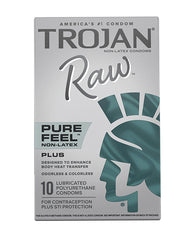 Trojan Raw Condoms - Pack of 10