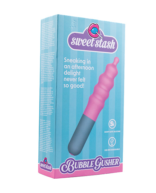 Rock Candy Bubble Gusher Stimulator - Pink/Grey - LUST Depot