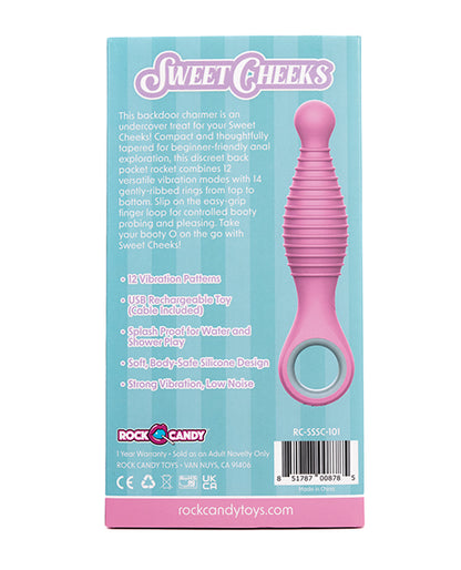 Rock Candy Sweet Cheeks Tapered Anal Vibe - Pink - LUST Depot