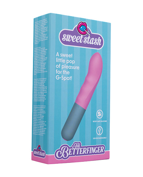 Rock Candy The Betterfinger G-Spot Vibe - Pink/Grey - LUST Depot