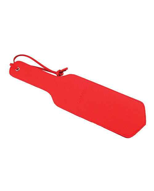 Rouge Fetish Play Vegan Leather Paddle - Red