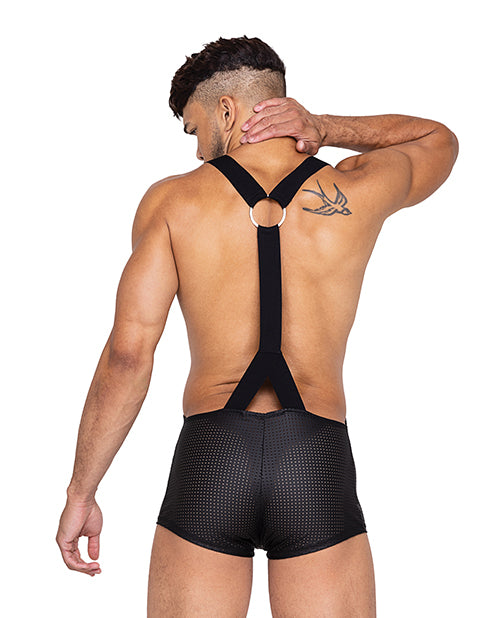 Master Singlet W/hook & Ring Closure & Contoured Zipper Pouch Black Lg - LUST Depot