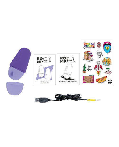 ROMP Free X Clitoral Vibrator - Purple - LUST Depot