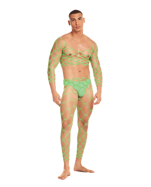 Rainbow Party Future Mode 3 pc Set - Green L/XL - LUST Depot