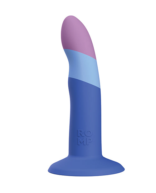 ROMP Piccolo 3 Color Dildo - Blue