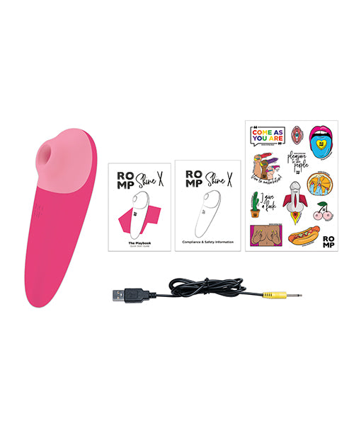 ROMP Shine X Clitoral Vibrator - Pink - LUST Depot