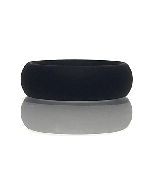 Rascal The Brawn Silicone Cock Ring - Black - LUST Depot