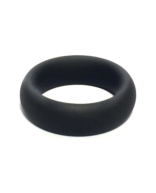 Rascal The Brawn Silicone Cock Ring - Black - LUST Depot