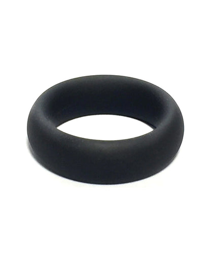 Rascal The Brawn Silicone Cock Ring - Black - LUST Depot