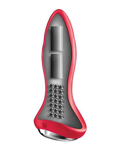 Satisfyer Rotator Plug 1+ - Red - LUST Depot