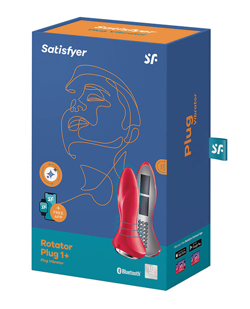 Satisfyer Rotator Plug 1+ - Red - LUST Depot