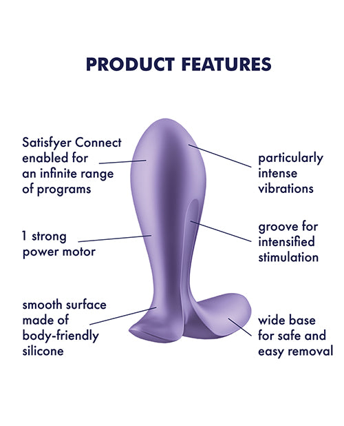 Satisfyer Intensity Plug - Purple - LUST Depot