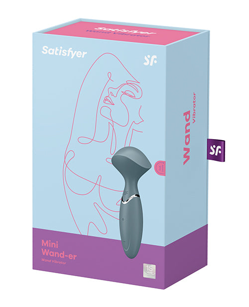 Satisfyer Mini Wand-er - Grey - LUST Depot