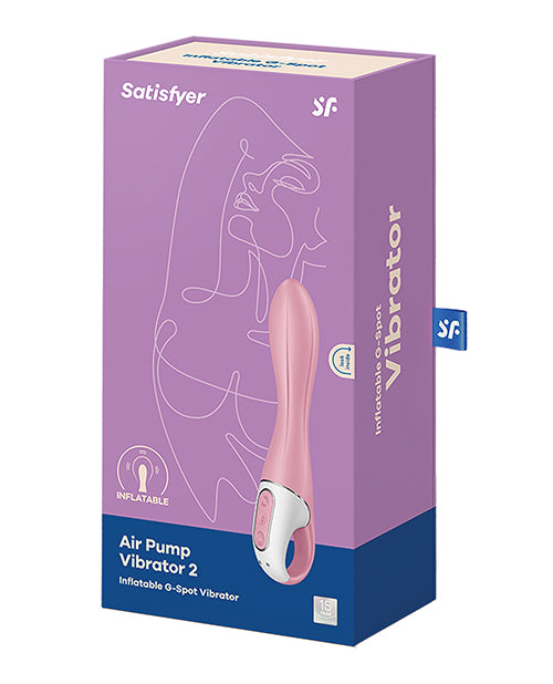 Satisfyer Air Pump Vibrator 2 - Light Red - LUST Depot