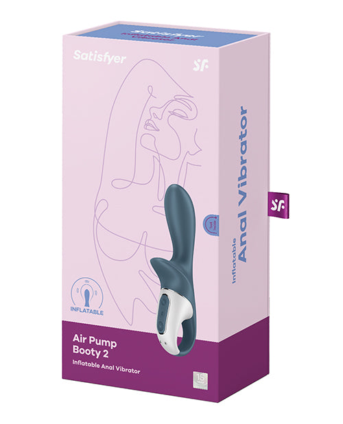 Satisfyer Air Pump Booty 2 - Dark Grey - LUST Depot