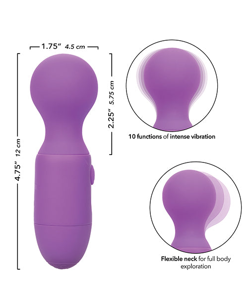 First Time Rechargeable Vibrator Massager - Purple - LUST Depot