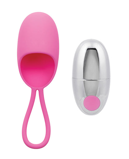 Turbo Buzz Bullet Stimulator w/Removable Silicone Sleeve - Pink