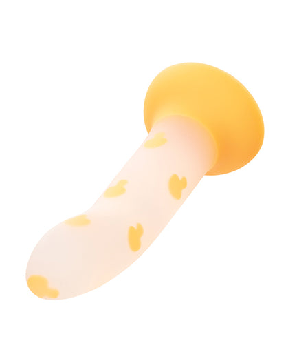 Glow Stick Mushroom Suction Cup Glow-in-the-Dark Dildo - Yellow - LUST Depot