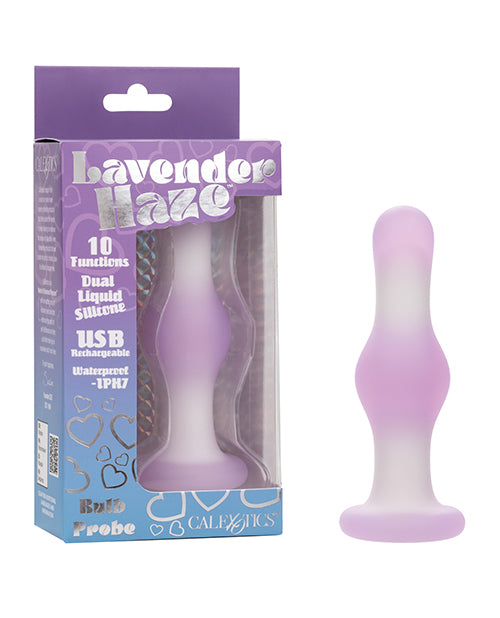 Lavender Haze Bulb Anal Probe - Lavender/White - LUST Depot