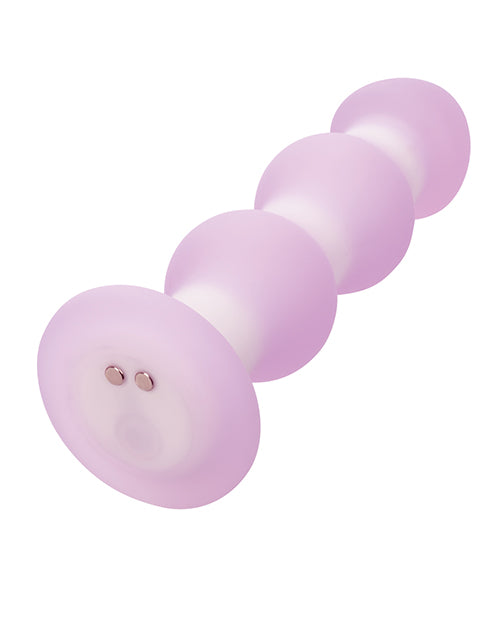 Lavender Haze Beaded Anal Probe - Lavender/White - LUST Depot