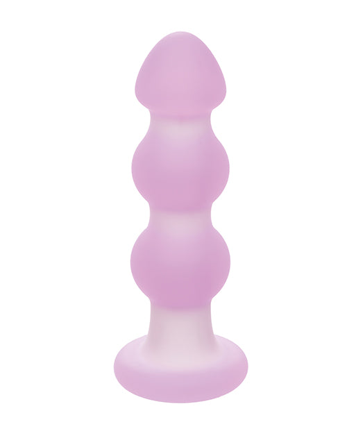 Lavender Haze Beaded Anal Probe - Lavender/White - LUST Depot