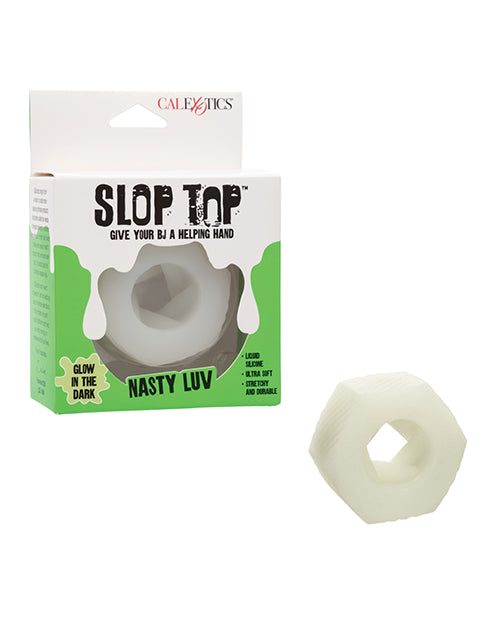 Slop Top Glow in the Dark Nasty Luv Stroker - White