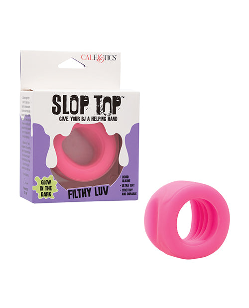 Slop Top Glow in the Dark Filthy Luv Stroker - Pink - LUST Depot