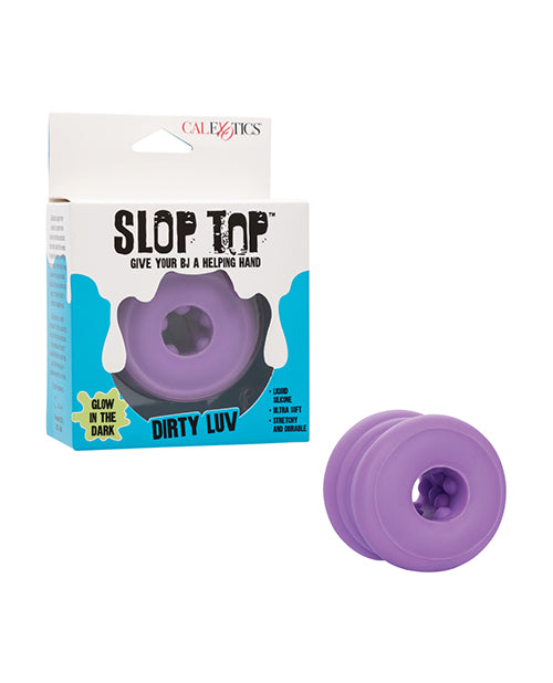 Slop Top Glow in the Dark Dirty Luv Stroker - Purple - LUST Depot