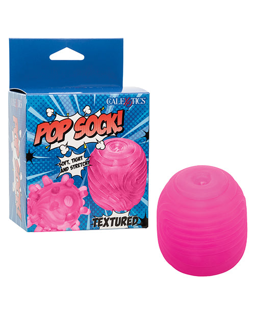 Pop Sock Textured Masturbator - Pink - LUST Depot