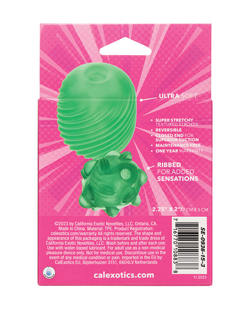 Pop Sock Textured Masturbator - Green - LUST Depot